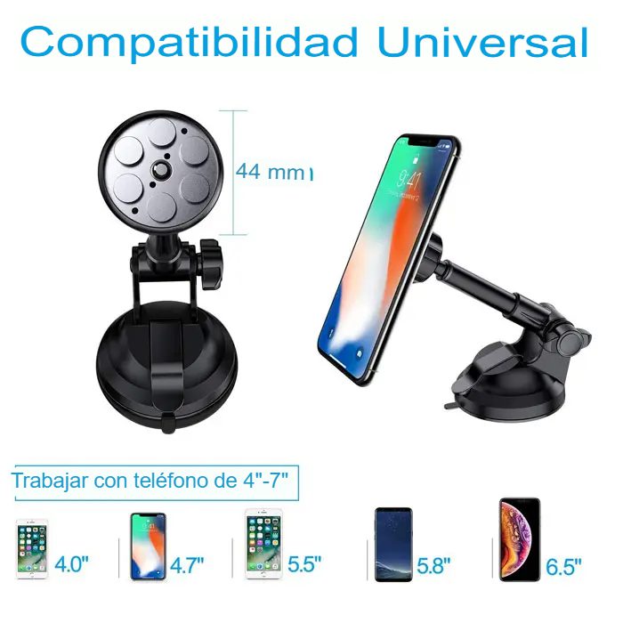 soporte celular carro chupa tablero vidrio brazo ajustable soporte celular carro chupa tablero vidrio brazo ajustable