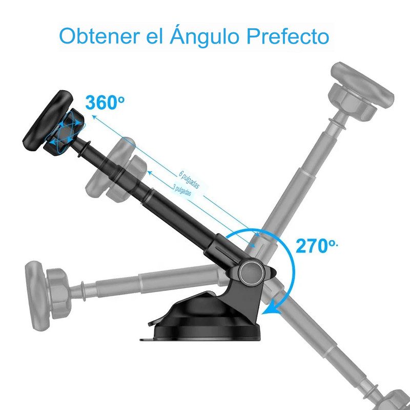 soporte celular carro chupa tablero vidrio brazo ajustable soporte celular carro chupa tablero vidrio brazo ajustable