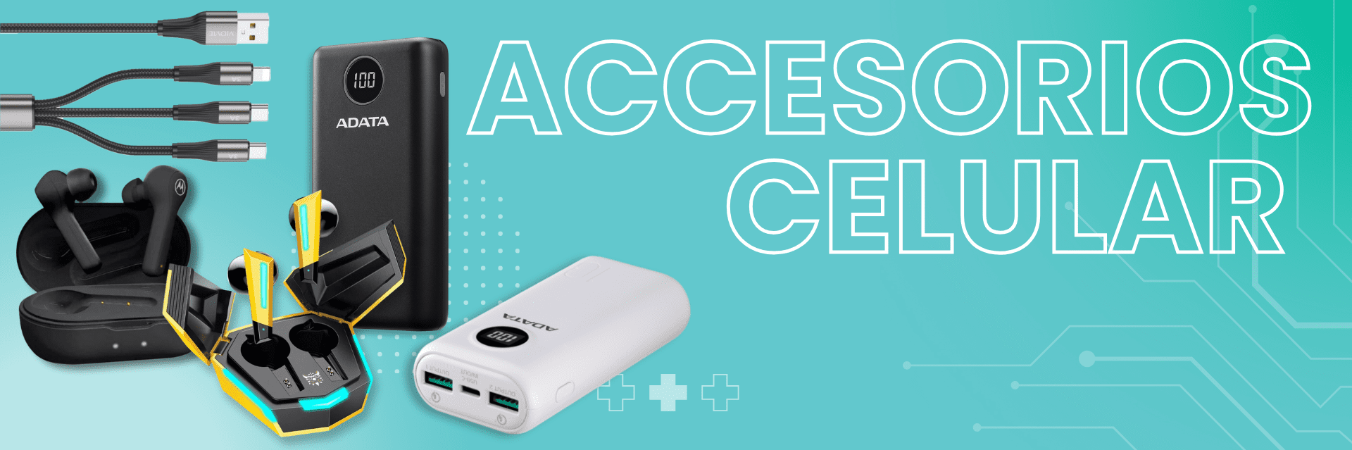 Inicio banner accesorios celular