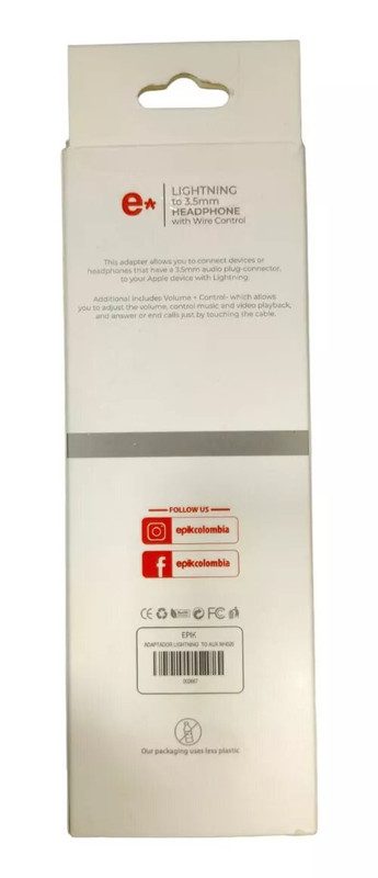 adaptador lightning audifonos 3.5mm jack iphone 7 8,x,xs,12 adaptador lightning audifonos 3.5mm jack iphone 7 8,x,xs,12