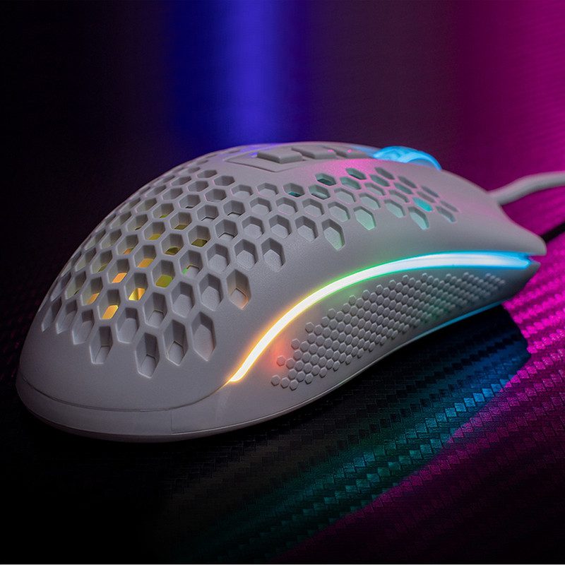 mouse gamer redragon m988 rgb storm elite 16000dpi blanco mouse gamer redragon m988 rgb storm elite 16000dpi blanco