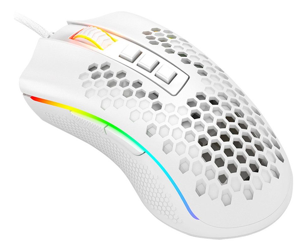 mouse gamer redragon m988 rgb storm elite 16000dpi blanco mouse gamer redragon m988 rgb storm elite 16000dpi blanco