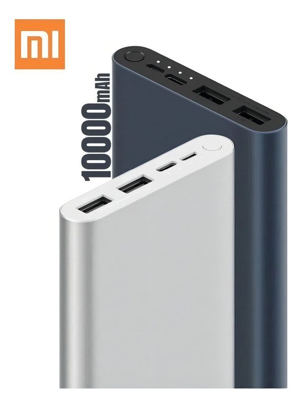 powerbank xiaomi 10000 mah batería multicarga rápida celular powerbank xiaomi 10000 mah batería multicarga rápida celular