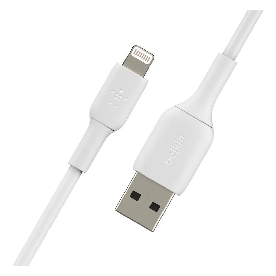 cable usb a a lightning 1m blanco belkin para iphone ipad cable usb a a lightning 1m blanco belkin para iphone ipad