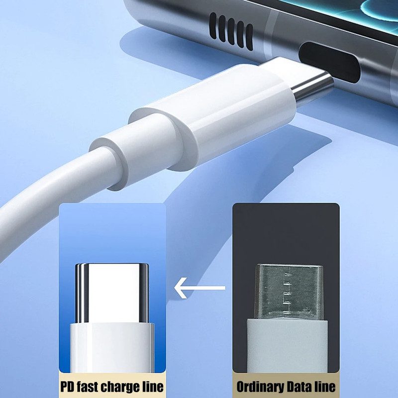 cable usb c carga rapida 100w 480mbs 1m para iphone/mac/hp.. cable usb c carga rapida 100w 480mbs 1m para iphone/mac/hp..