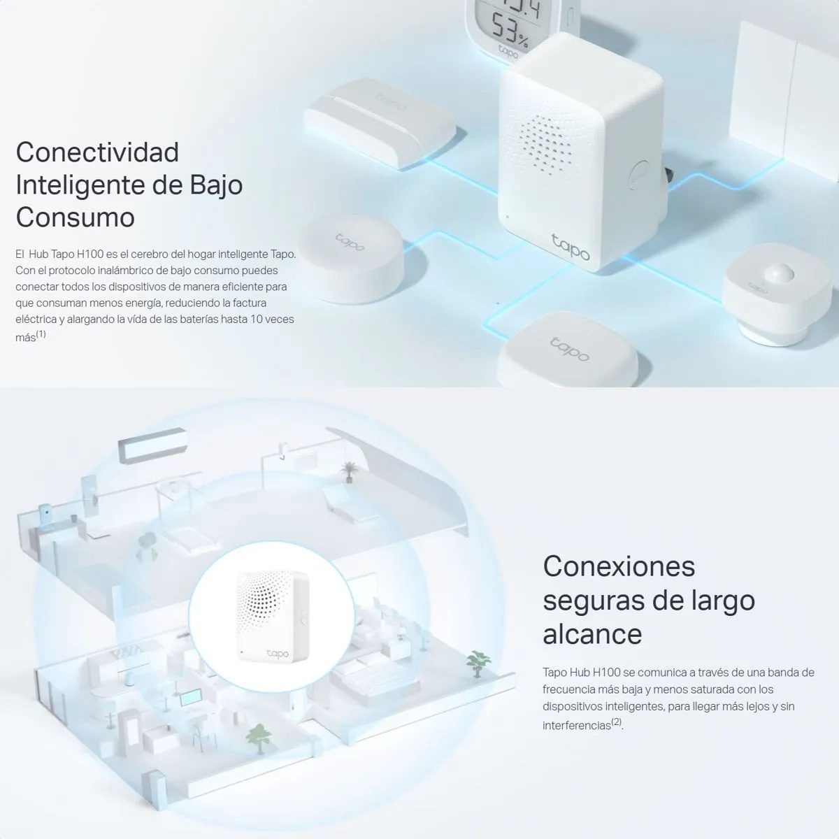 hub inteligente tp link tapo h100 con timbre incorporado hub inteligente tp link tapo h100 con timbre incorporado