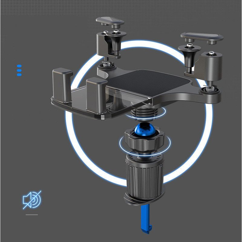 soporte celular carro rejilla aire holder ajustable 360 soporte celular carro rejilla aire holder ajustable 360