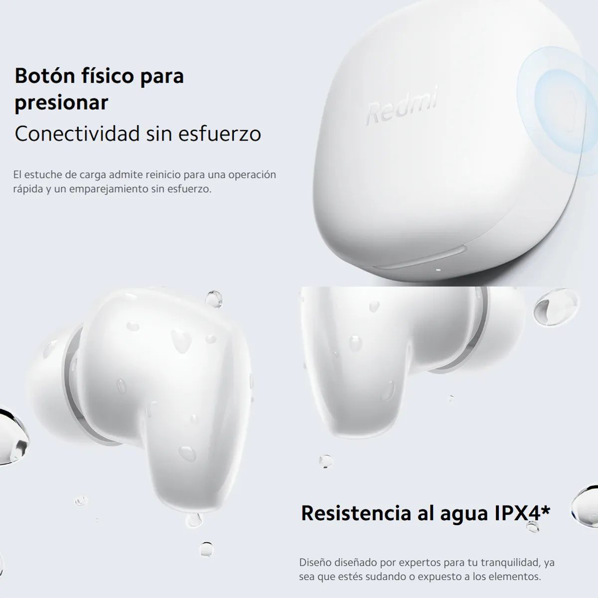 auriculares inalámbricos xiaomi redmi buds 6 play auriculares inalámbricos xiaomi redmi buds 6 play